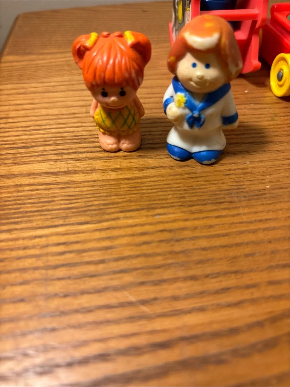 Fisher-Price Little People White and Blue Ride-On Car Toy